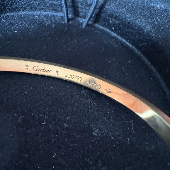 —SOLD— AUTHENTIC LOVE BRACELET, SMALL MODEL - Picture 3 of 8